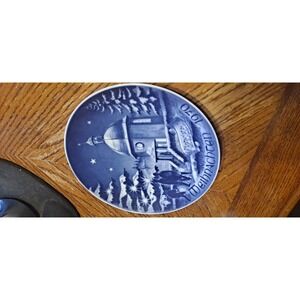 Vtg BAREUTHER WALDSASSEN BAVARIA GERMANY WEIHNACHTEN 1970 7 3/4" COLLECTOR PLATE